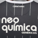 2011/2012 Corinthians Black Retro Soccer Jersey