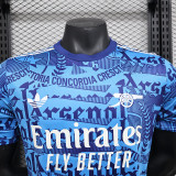 24/25 ARS Blue Pattern  Player Version Soccer Jersey