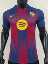 25/26 BAR Home  Player Version Soccer Jersey