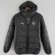 24/25 Man City Black Hooded Cotton Coat(White Label)连帽棉衣(白标)