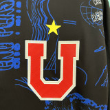 24/25  Universidad De Chile Black Goalkeeper Fans Soccer Jersey