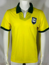 1950/1966 Brazil Home Retro Soccer Jersey