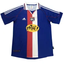 2000/2001 Lyon Away Blue Retro Soccer Jersey
