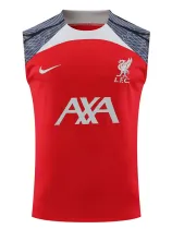 24/25 LIV Red Gray Shoulder  Tank top Training Shirts（灰肩）