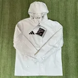 24/25 AD White Casual  Assault  Hooded Windbreaker (Y22连帽冲锋衣）
