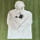 24/25 AD White Casual  Assault  Hooded Windbreaker (Y22连帽冲锋衣）