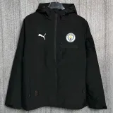 24/25 Man City Black Hooded Windbreaker(Y15冲锋衣）