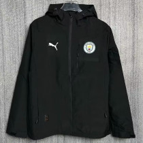 24/25 Man City Black Hooded Windbreaker(Y15冲锋衣）