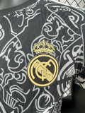 24/25 RMA Black and white patterns Special Edition Player Version Soccer Jersey