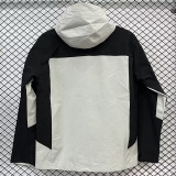24/25 F700 NK White &Black Single Layer Hooded Windbreaker (连帽冲锋衣）