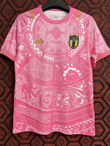2024 Italy Pink Commemorative Edition Fans Soccer Jersey