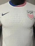 24/25 USA White Player Version Soccer Jersey