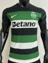 2024 Sporting Lisbon Home Player Version Soccer Jersey