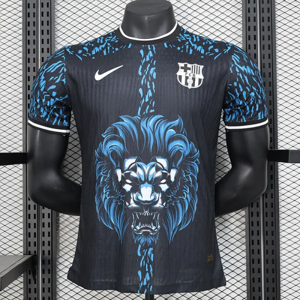24/25 BAR Blue Lion Head Special Edition Player Version Soccer Jersey