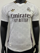 24/25 RMA  White Joint Edition Player Version Soccer Jersey