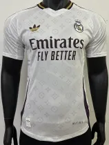 24/25 RMA  White Joint Edition Player Version Soccer Jersey