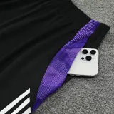 24/25 RMA Black (Purple Edge)  Training Shorts Pants (紫边）
