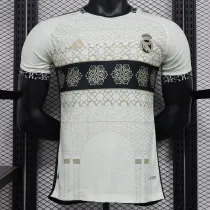 24/25 RMA Beige Pattern Special Edition Player Version Soccer Jersey