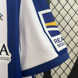 24/25 Real Sociedad Home Fans Soccer Jersey