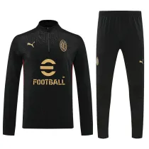 24/25  ACM Black Half Pull Tracksuit  (黑、半拉链)