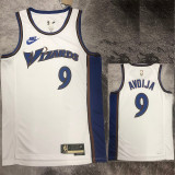22/23 Wizards AVDIJA #9 White Top Quality Hot Pressing NBA Jersey (Retro Logo)