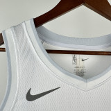 24/25 Dallas Mavericks THOMPSON # 31 White City Edition  Top Quality Hot Pressing Retro NBA Jersey
