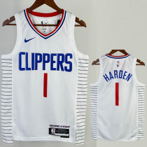 22/23 CLIPPERS HAROEN #1 White Top Quality Hot Pressing NBA Jersey