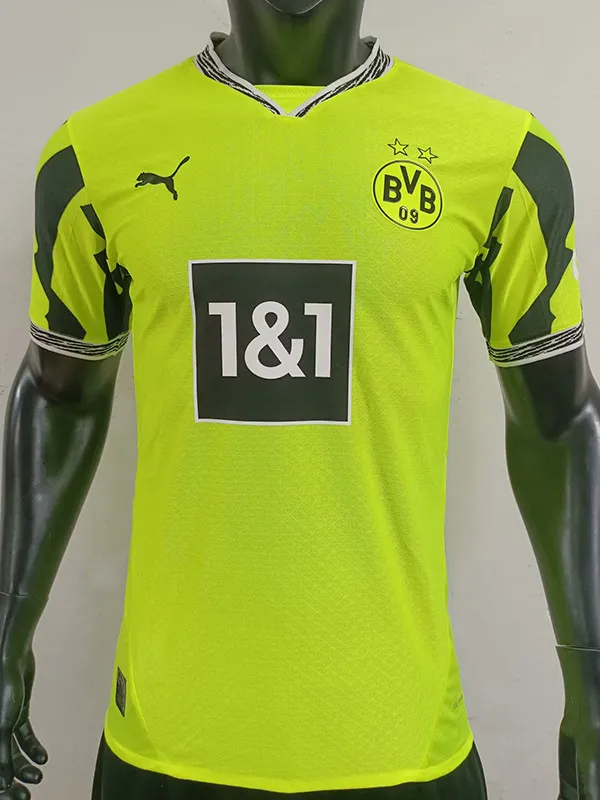 25/26 Dortmund  Fluorescent Green Player Version Soccer Jersey