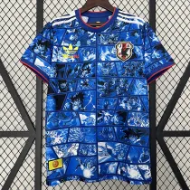 24/25 Japan Blue Anime version  Fans Soccer Jersey