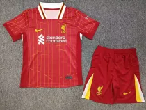 24/25 LIV Home Kids Soccer Jersey