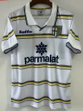 1998/1999 Parma White Retro Soccer Jersey