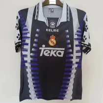 1997/1998 RMA Away Black Retro Soccer Jersey