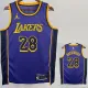 22/23 LAKERS HACHIMURA #28 Purple Top Quality Hot Pressing NBA Jersey (Trapeze Edition)