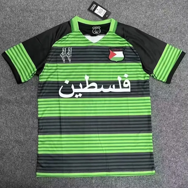 24/25 Palestine Green Black Fans Soccer Jersey