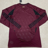 2024 Belgium Home Long Sleeve Fans Soccer Jersey