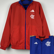 23/24 Flamengo Red & Blue Double Sided Windbreaker (双面风衣)