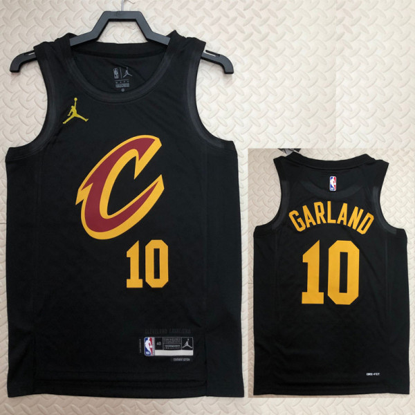 22/23 Cleveland Cavaliers CARLAND #10 Black Top Quality Hot Pressing NBA Jersey (Trapeze Edition)
