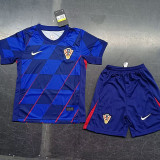 24/25 Croatia Away Kids Soccer Jersey