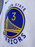 22/23 WARRIORS POOLE #3 White Top Quality Hot Pressing NBA Jersey (V领)