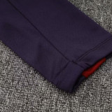 24/25  England  Blue Purple Half Pull Tracksuit  (半拉链)