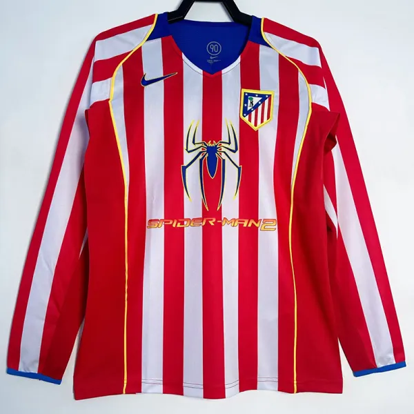 2004/2005 ATM Home  Long Sleeve Retro Soccer Jersey