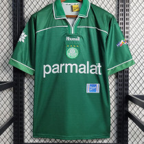 1999 Palmeiras 100th Anniversary Edition Retro Soccer Jersey (背后上下带字)