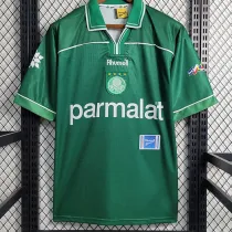 1999 Palmeiras 100th Anniversary Edition Retro Soccer Jersey (背后上下带字)