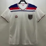 1980/1982 England Home White Retro Soccer Jersey