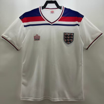 1980/1982 England Home White Retro Soccer Jersey