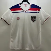1980/1982 England Home White Retro Soccer Jersey