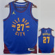 22/23 Nuggets MURRAY #27 Blue Top Quality Hot Pressing NBA Jersey (Trapeze Edition) 飞人版
