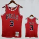 16/17 Bulls Wade Red # 3  Heat Pressed Retro NBA Jersey