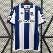 24/25 Real Sociedad Home Fans Soccer Jersey