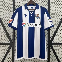 24/25 Real Sociedad Home Fans Soccer Jersey